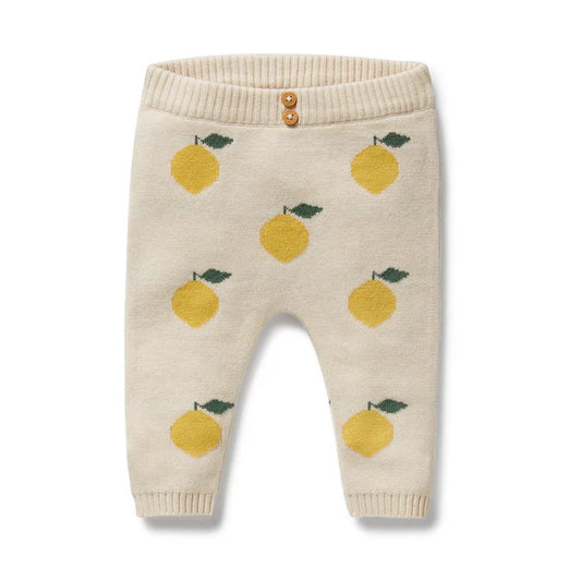 Wilson & Frenchy - Lemony Organic Knitted Jacquard Legging