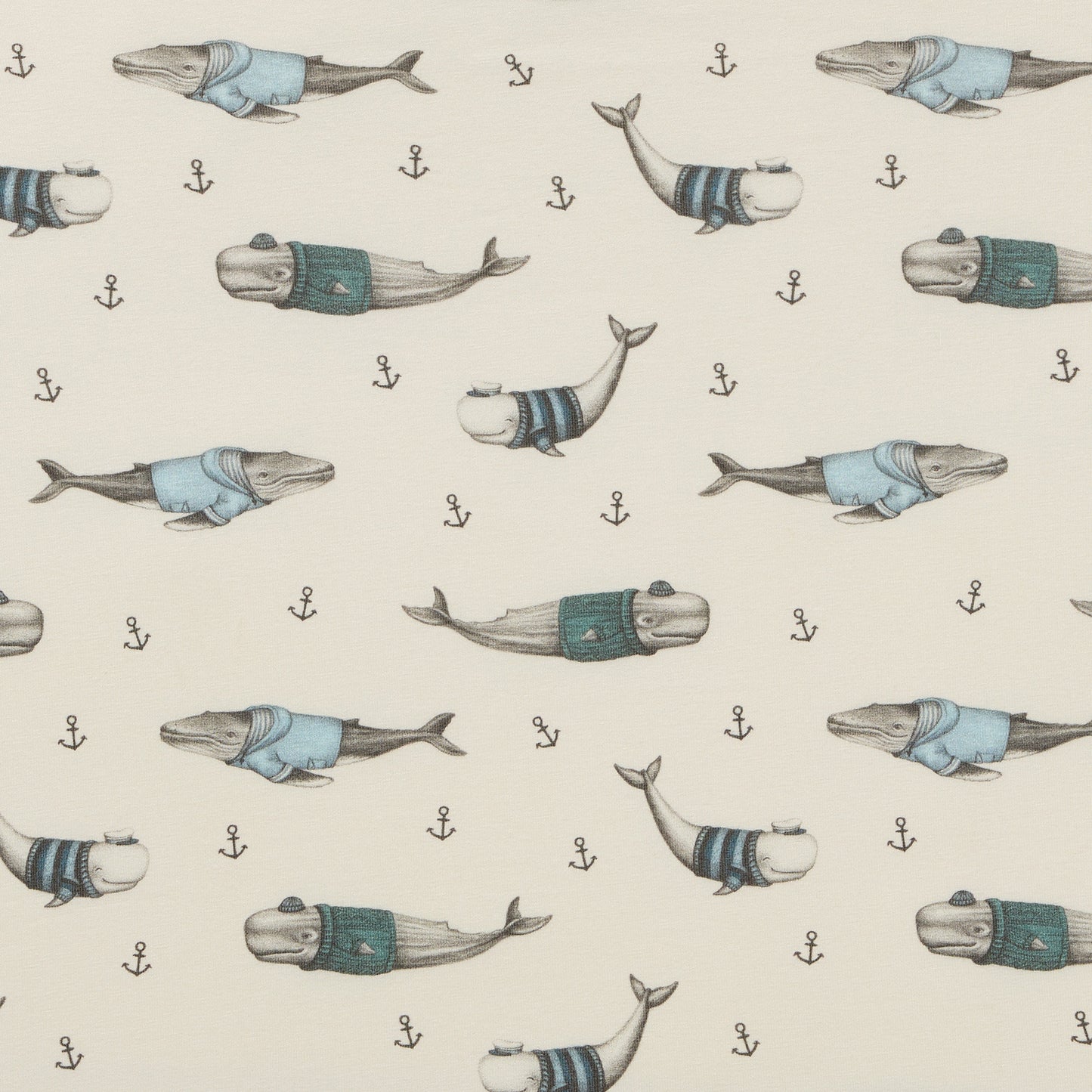 Wilson & Frenchy Organic Cot Sheet - Woolly Whales