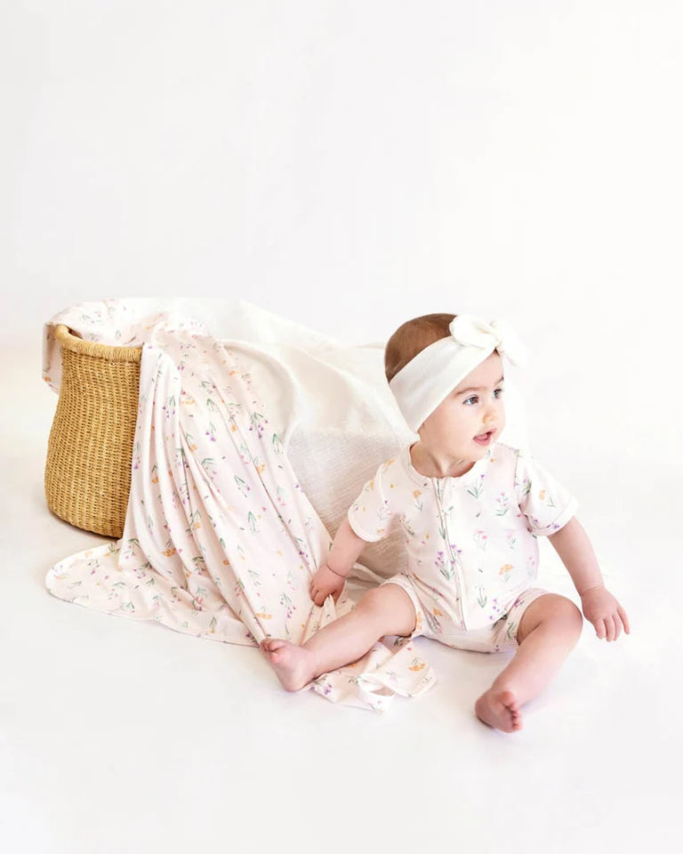 Bebe Eliza Print Eco Cosy Short Sleeve Zipsuit
