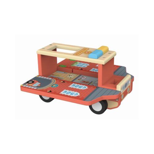 Hi Pando Fire Truck & Station Set
