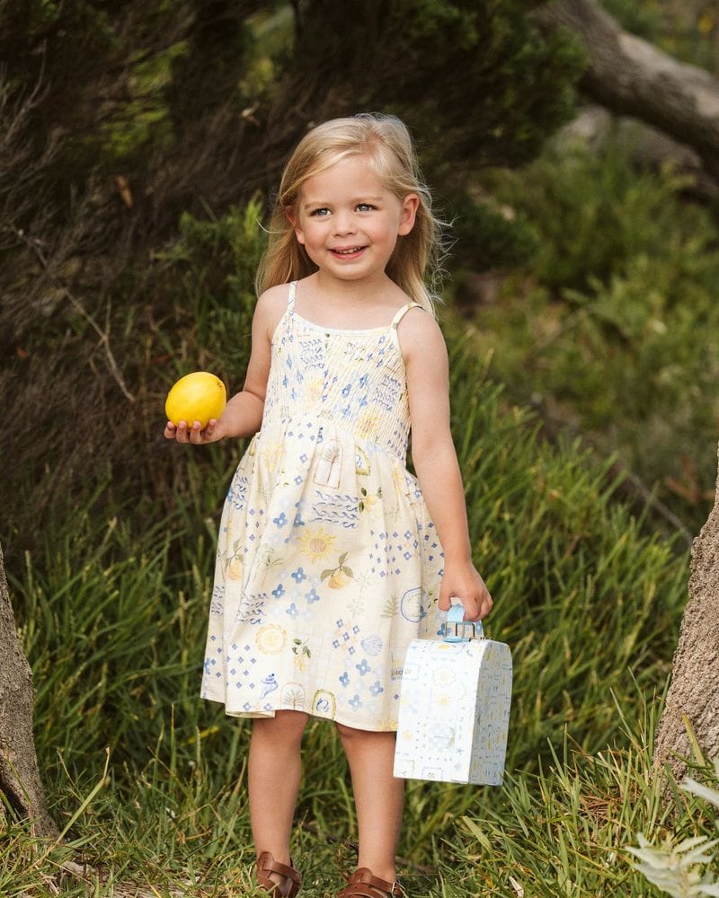 Fox & Finch Piccolina Shirred Dress