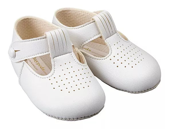 Baypods - T Bar White â Amelias Childrenswear