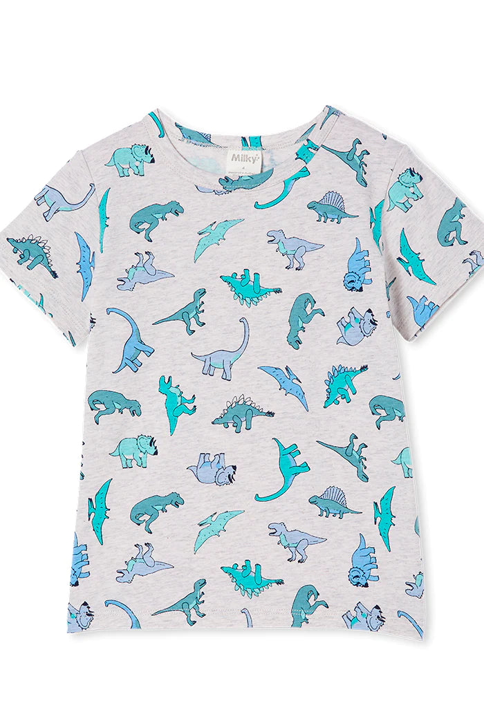 Milky Dinosaur Tee - size 0