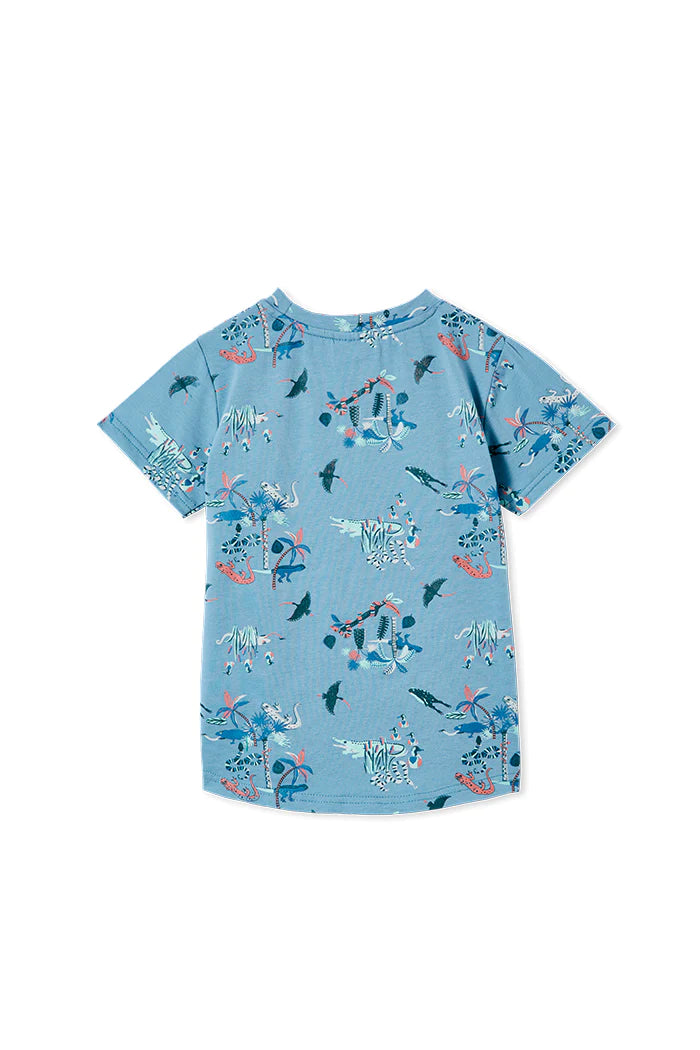 Milky Rainforest Tee - size 2yr