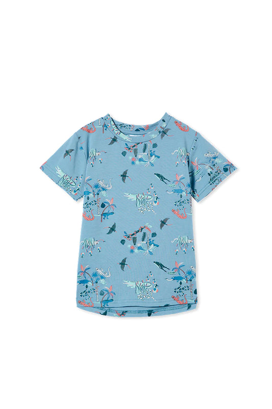 Milky Rainforest Tee - size 2yr
