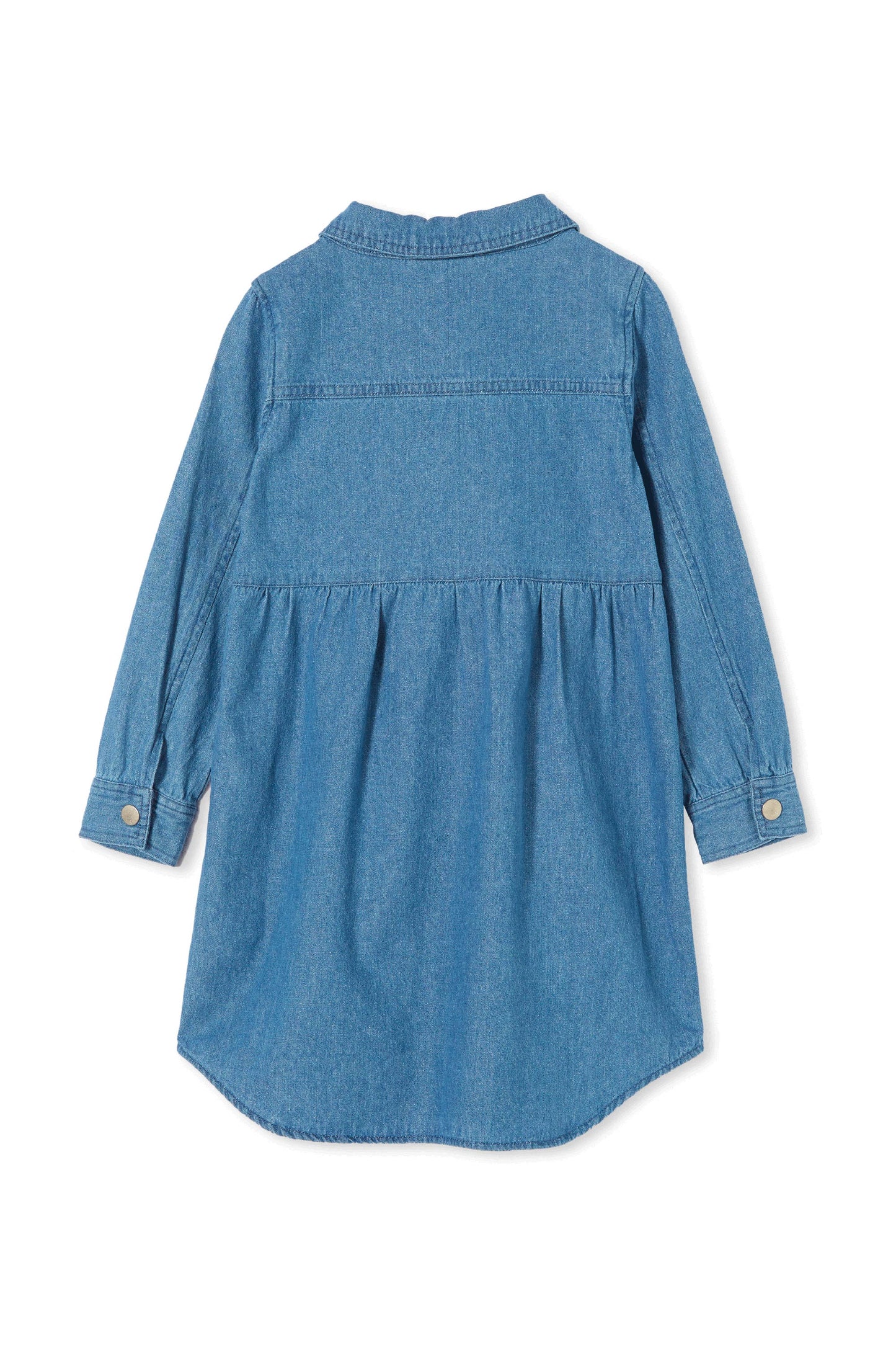 Milky Denim Shirt Dress - size 3yr
