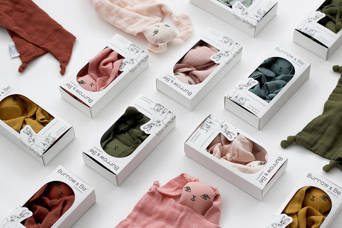 Burrow & Be Muslin Bunny Comforter