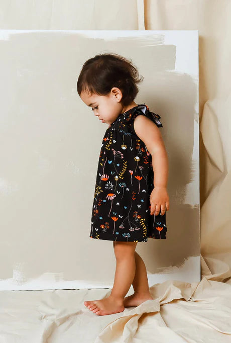 Tiny Tribe Spring Garden Flutter Dress -12-18mth
