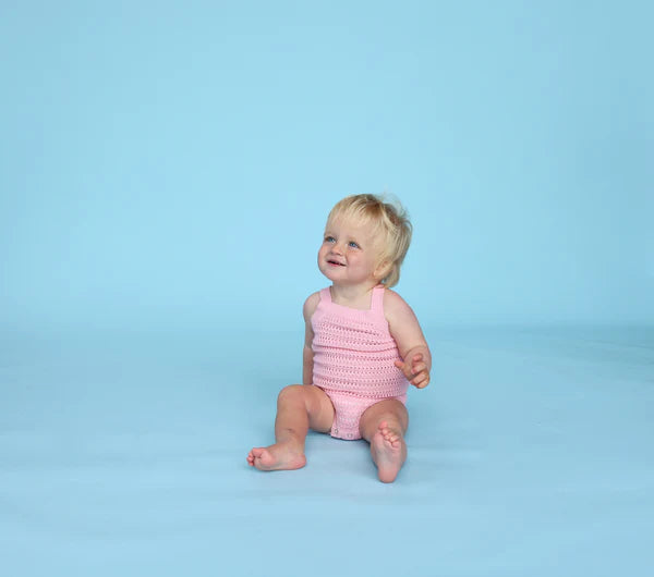 Grown - Knitted Organic Singletsuit Blossom