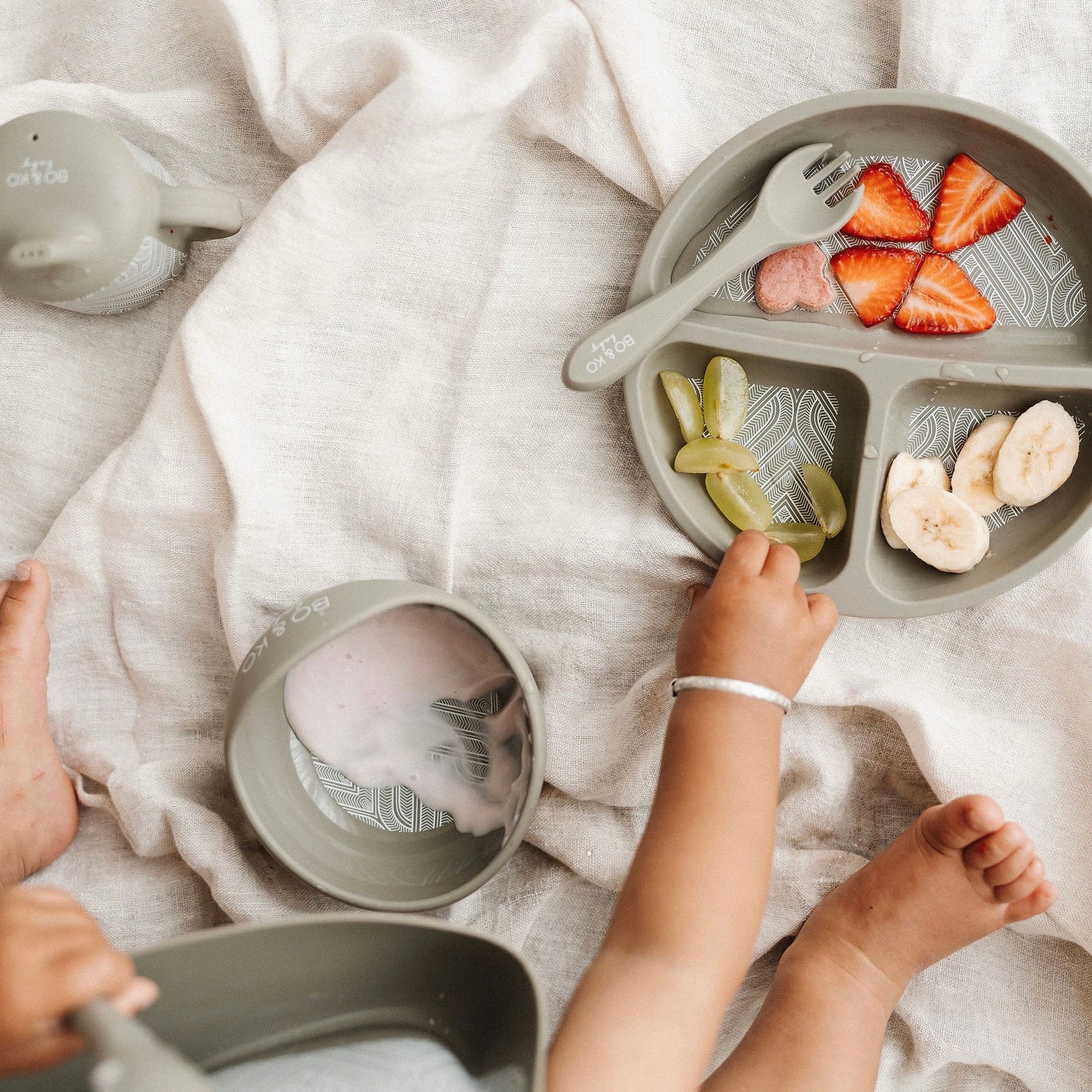 Bo & Ko - Feeding Essentials Set - Khaki