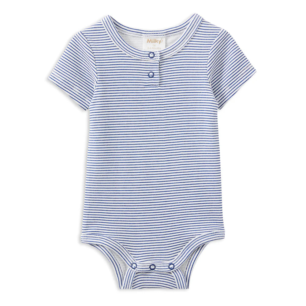 Milky Blue Rib Bubbysuit