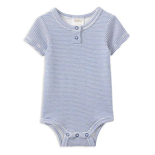 Milky Blue Rib Bubbysuit