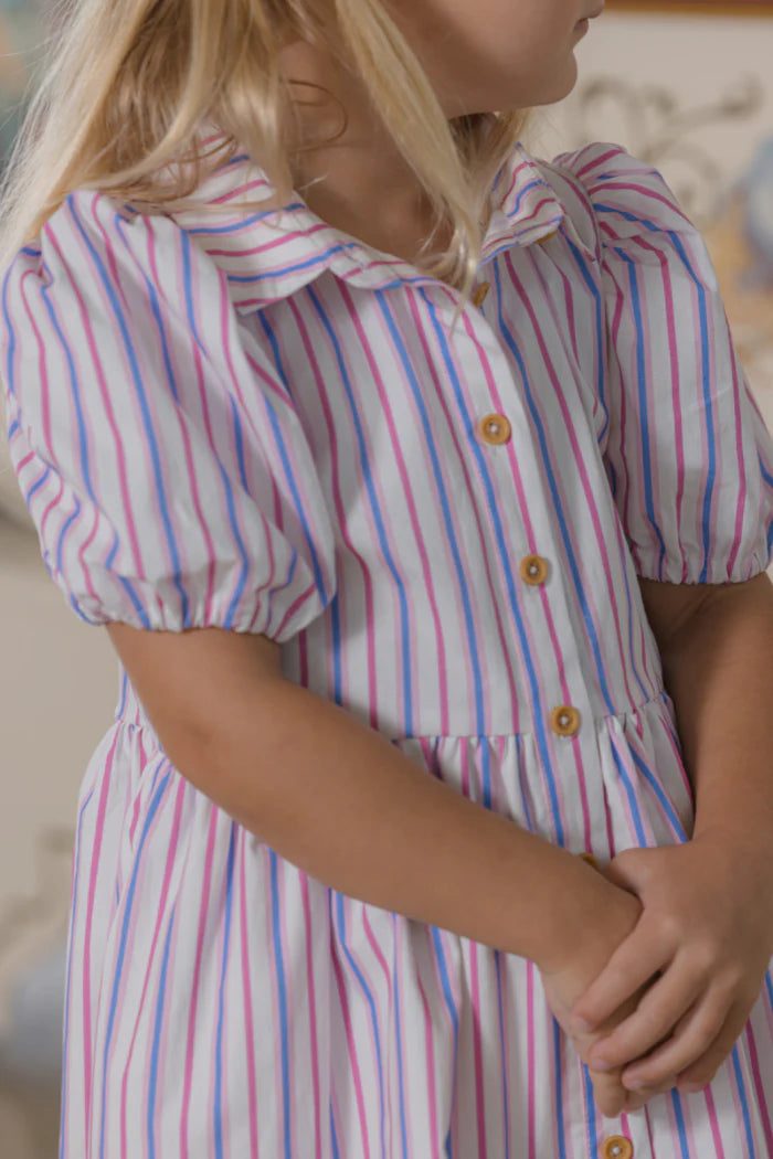 Milky Summer Stripe Dress
