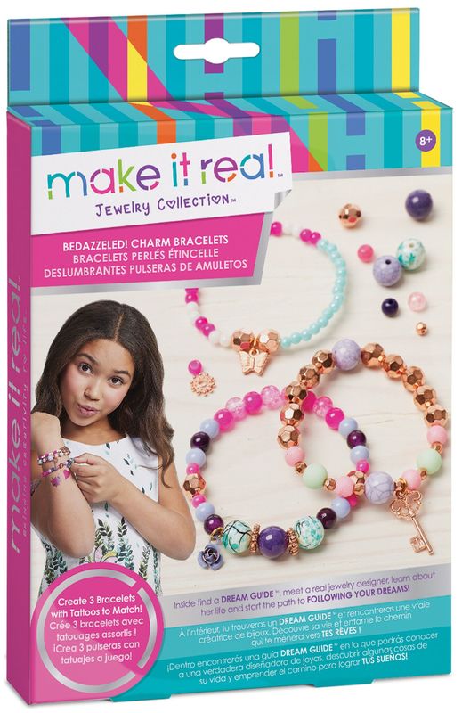 Make it Real Charm Bracelets Pink Blooming Creativity