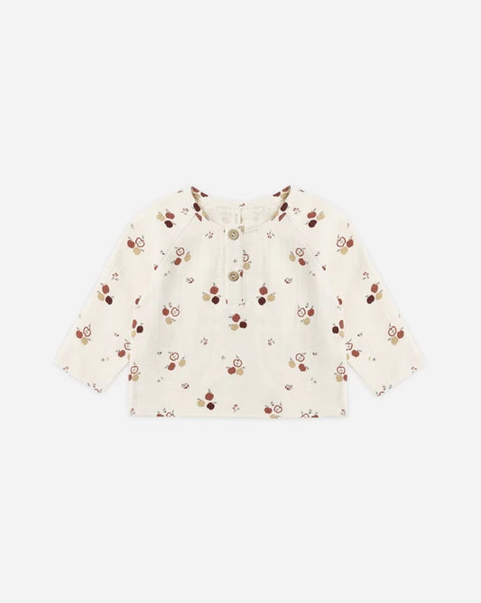 Quincy Mae Zion Shirt - Apples