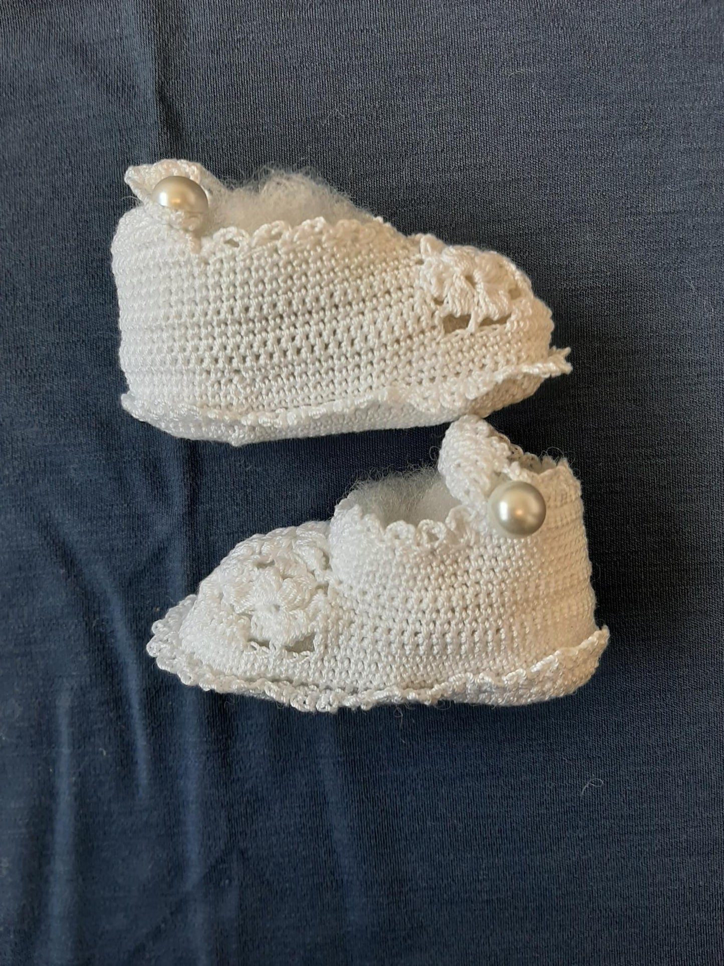 Blue Goose Crochet Bootees - Marnie