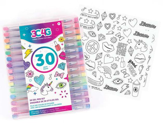 Gel Pen Set - 30pc