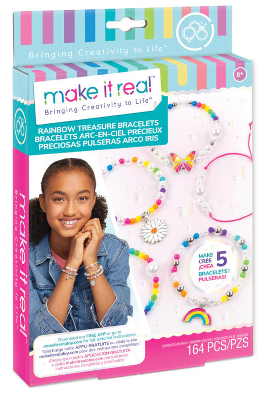 Make it Real Rainbow Treasure Bracelets