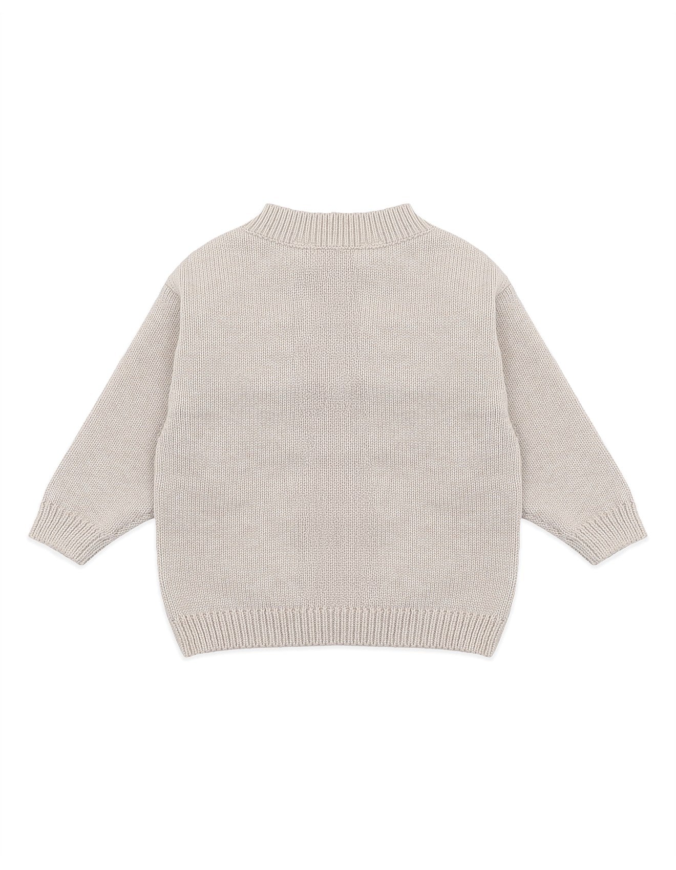 Bebe Otto Puppy Grid Organic Knitted Jumper