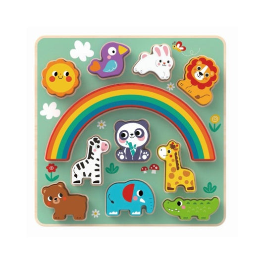 Hi Pando 2 in 1 Balance Puzzle - Animals