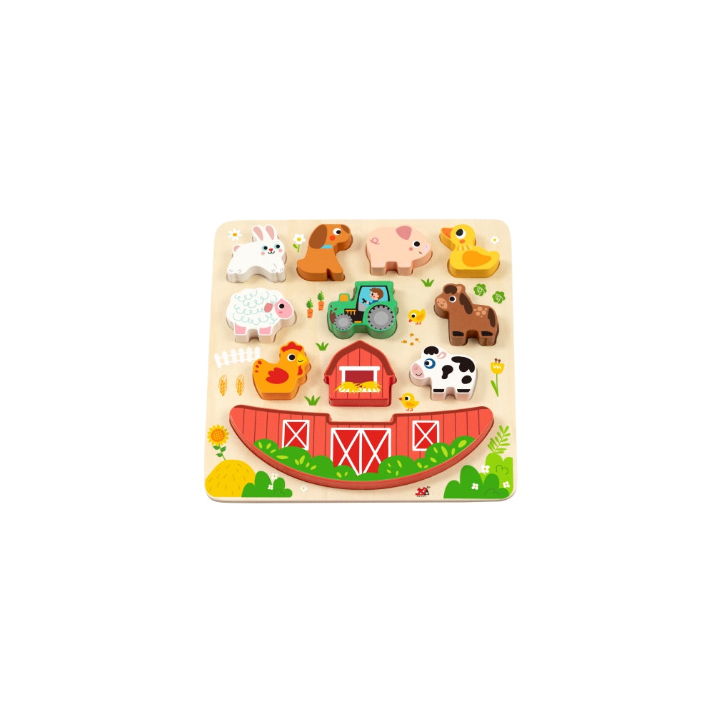 Hi Pando 2 in 1 Balance Puzzle - Farm