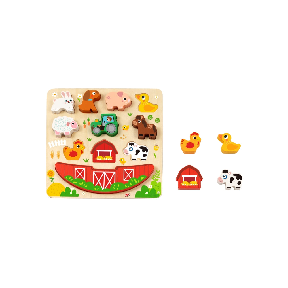 Hi Pando 2 in 1 Balance Puzzle - Farm