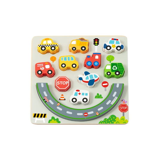 Hi Pando 2 in 1 Balance Puzzle - Transport