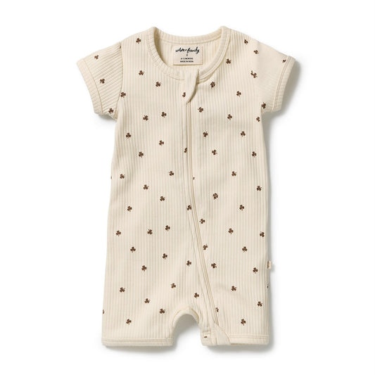 Wilson & Frenchy My Lucky Charm Organic Boyleg Zipsuit
