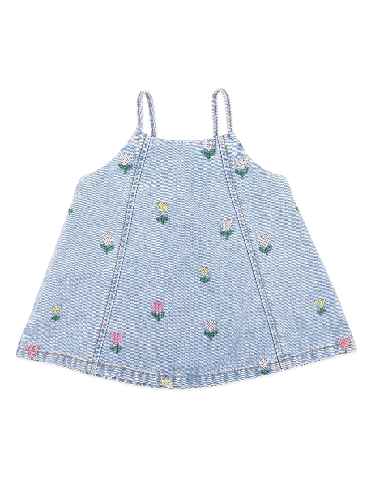 Fox & Finch Sundae Denim Tulip Dress