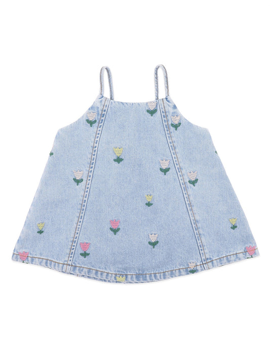 Fox & Finch Sundae Denim Tulip Dress