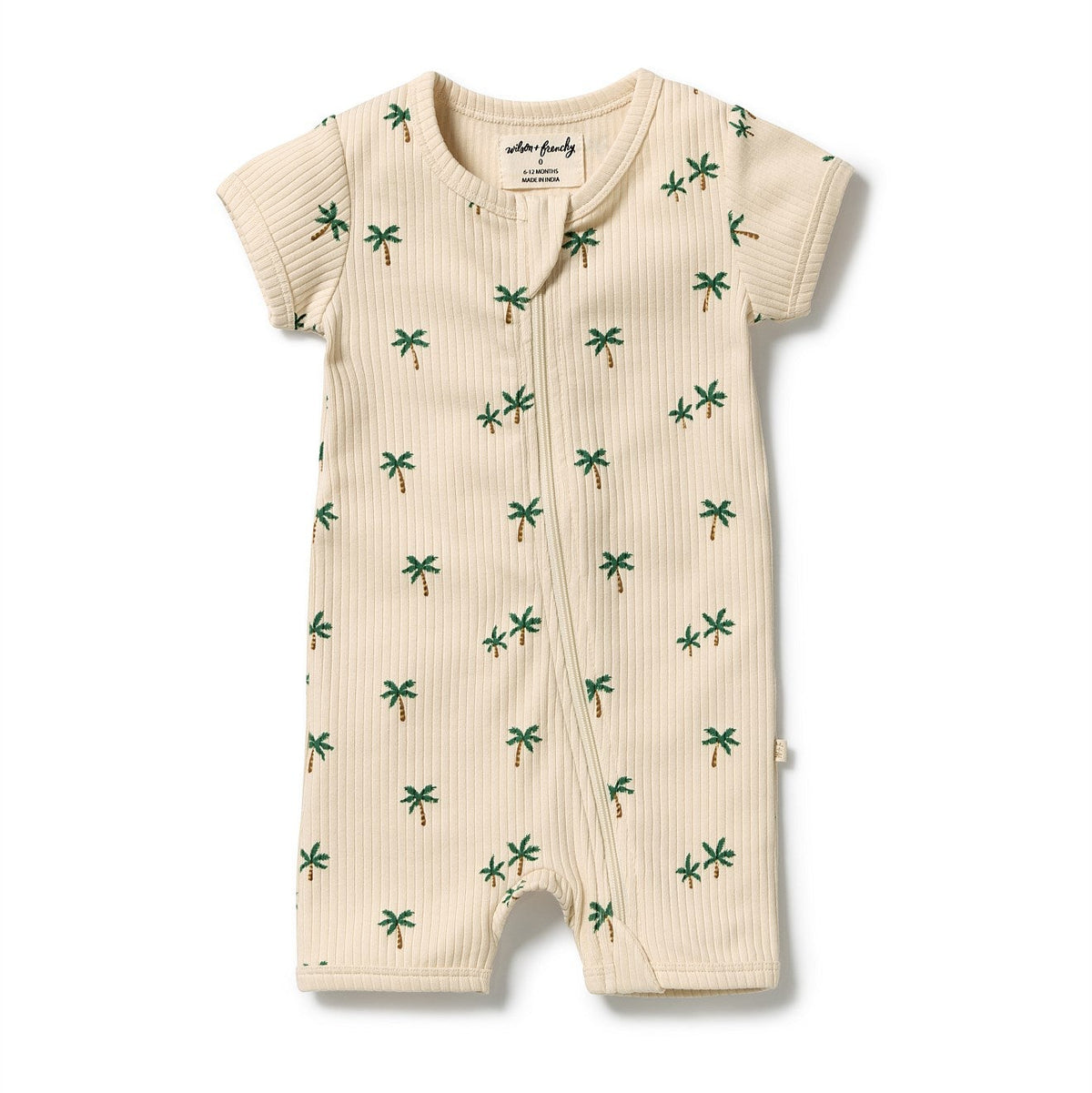 Wilson & Frenchy Tiny Palm Organic Boyleg Zipsuit