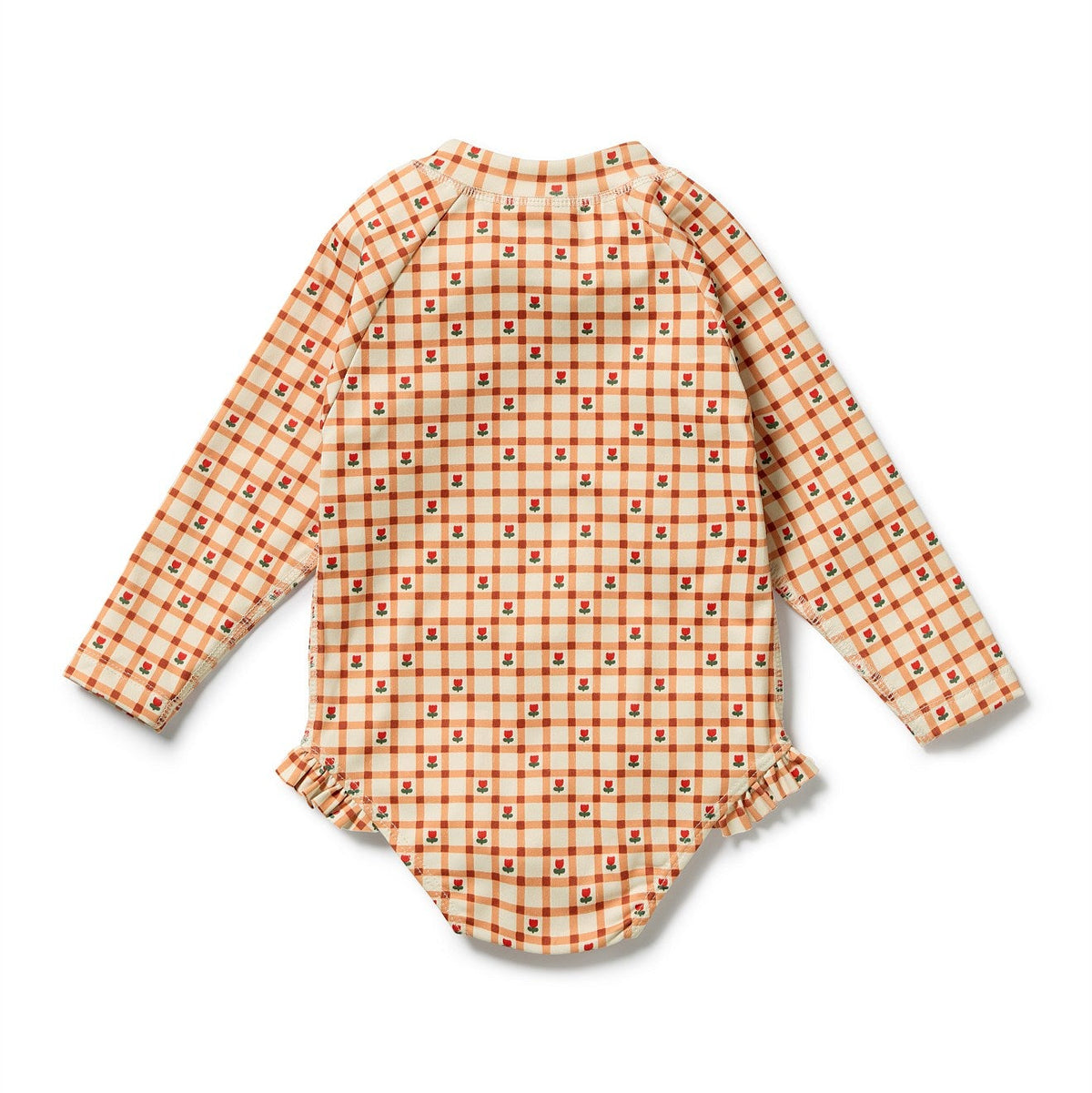 Wilson & Frenchy Checkerberry Long Sleeved Swimsuit
