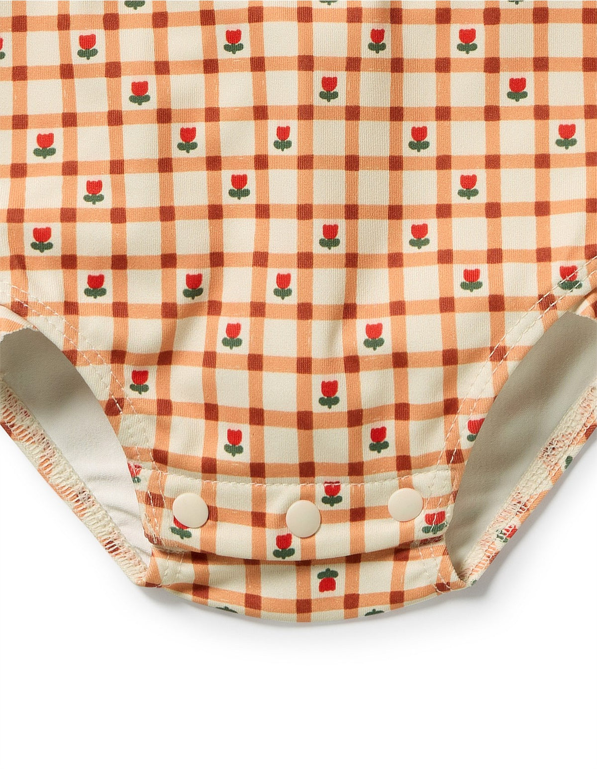 Wilson & Frenchy Checkerberry Long Sleeved Swimsuit