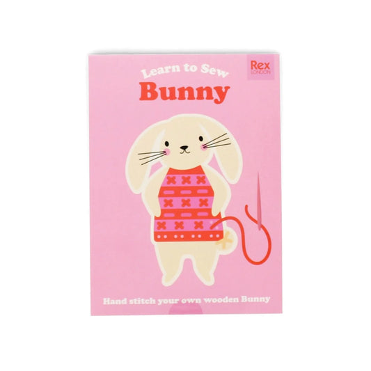 You Monkey - Learn to Sew Wooden Hand-Stitch Set - Bunny