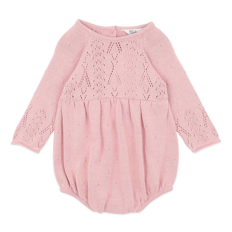 Bebe Fern Organic Pointelle Knitted Bodysuit