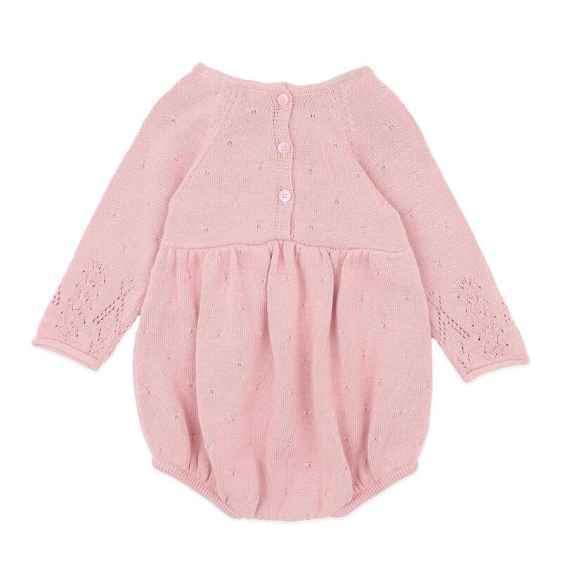 Bebe Fern Organic Pointelle Knitted Bodysuit