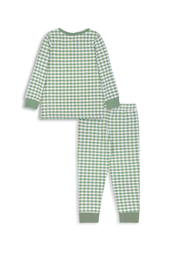 Milky Gingham Henley PJs