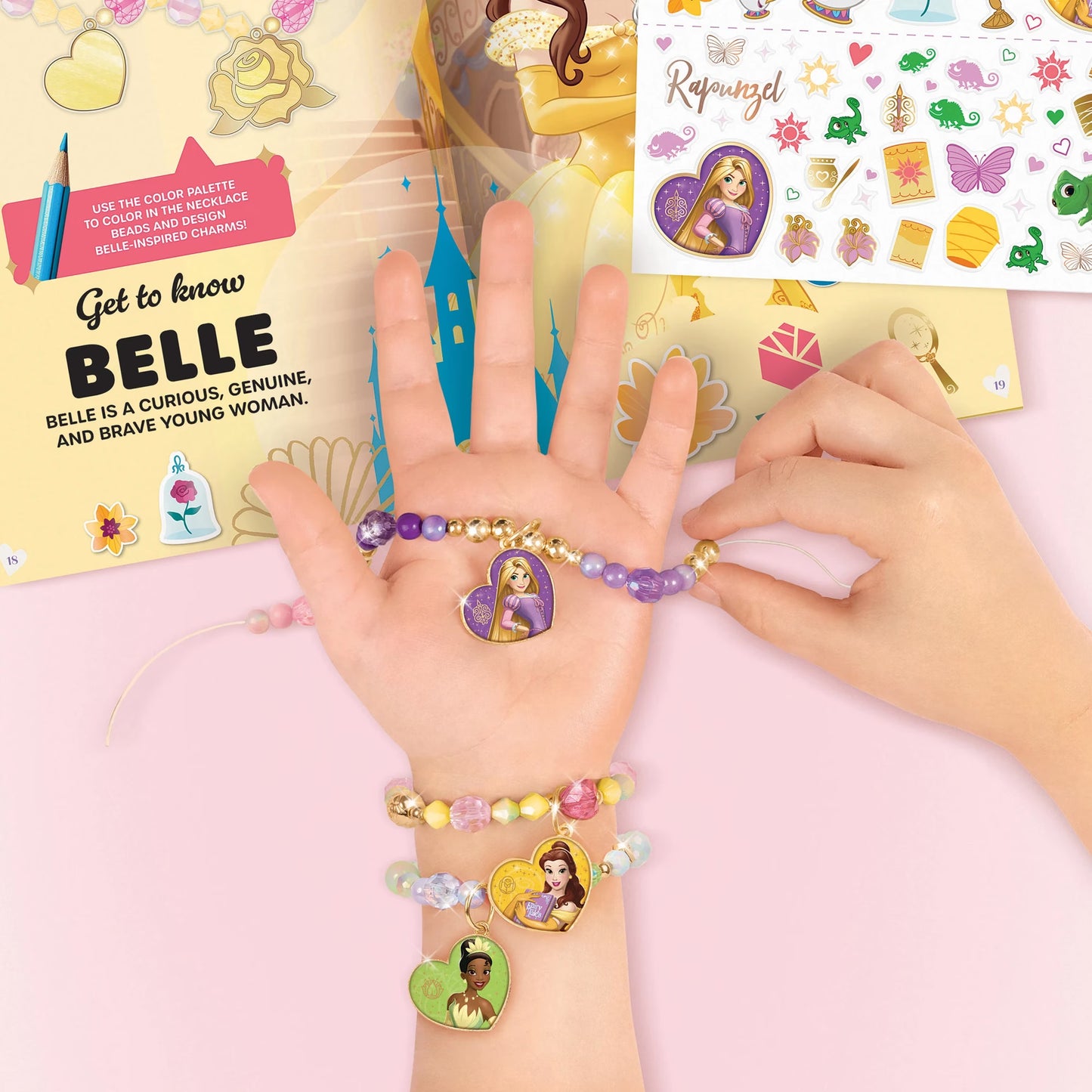Make it Real Disney Princess Sticker Story & Bracelet Kit