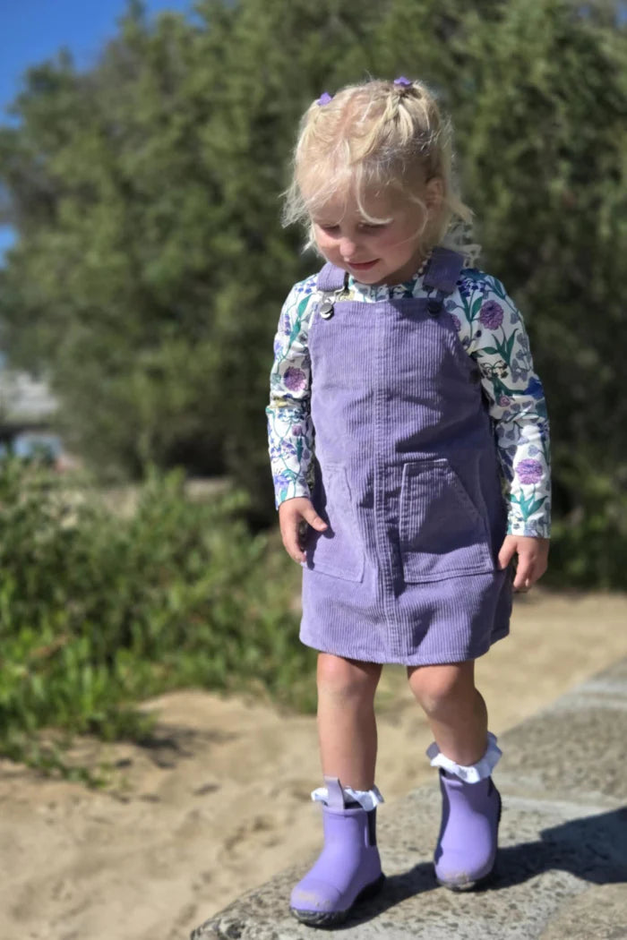 Milky - Lilac Cord Dress