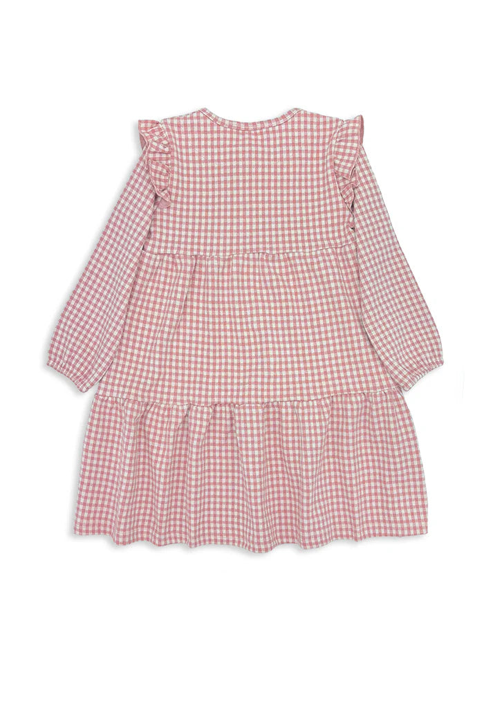 Milky - Rose Check Frill Dress