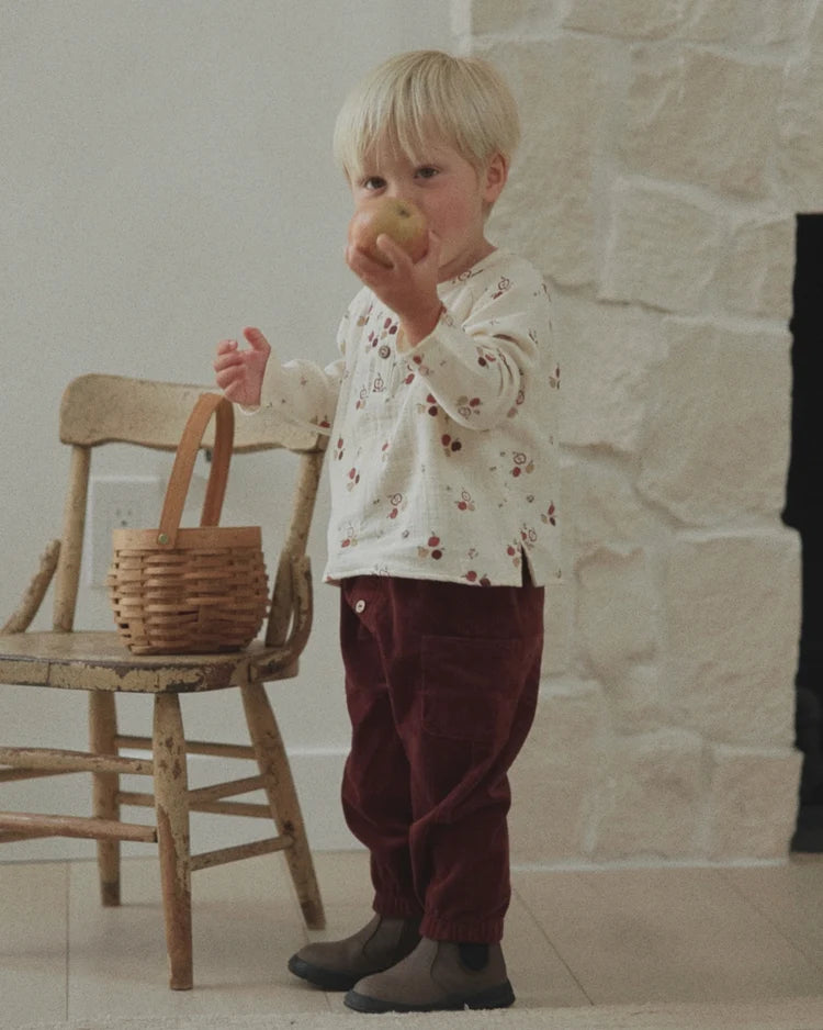 Quincy Mae Zion Shirt - Apples