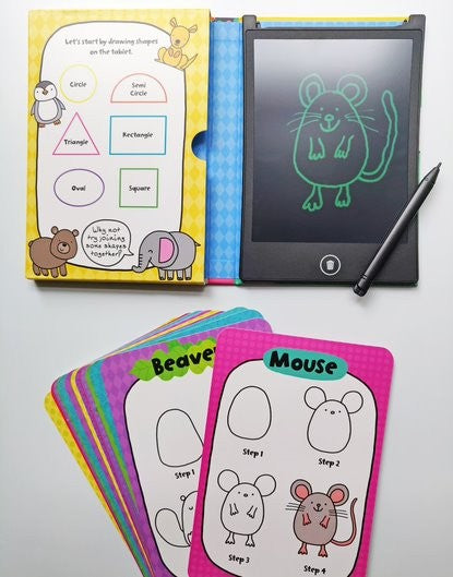 Baby Animals Draw & Write LCD Tablet Book