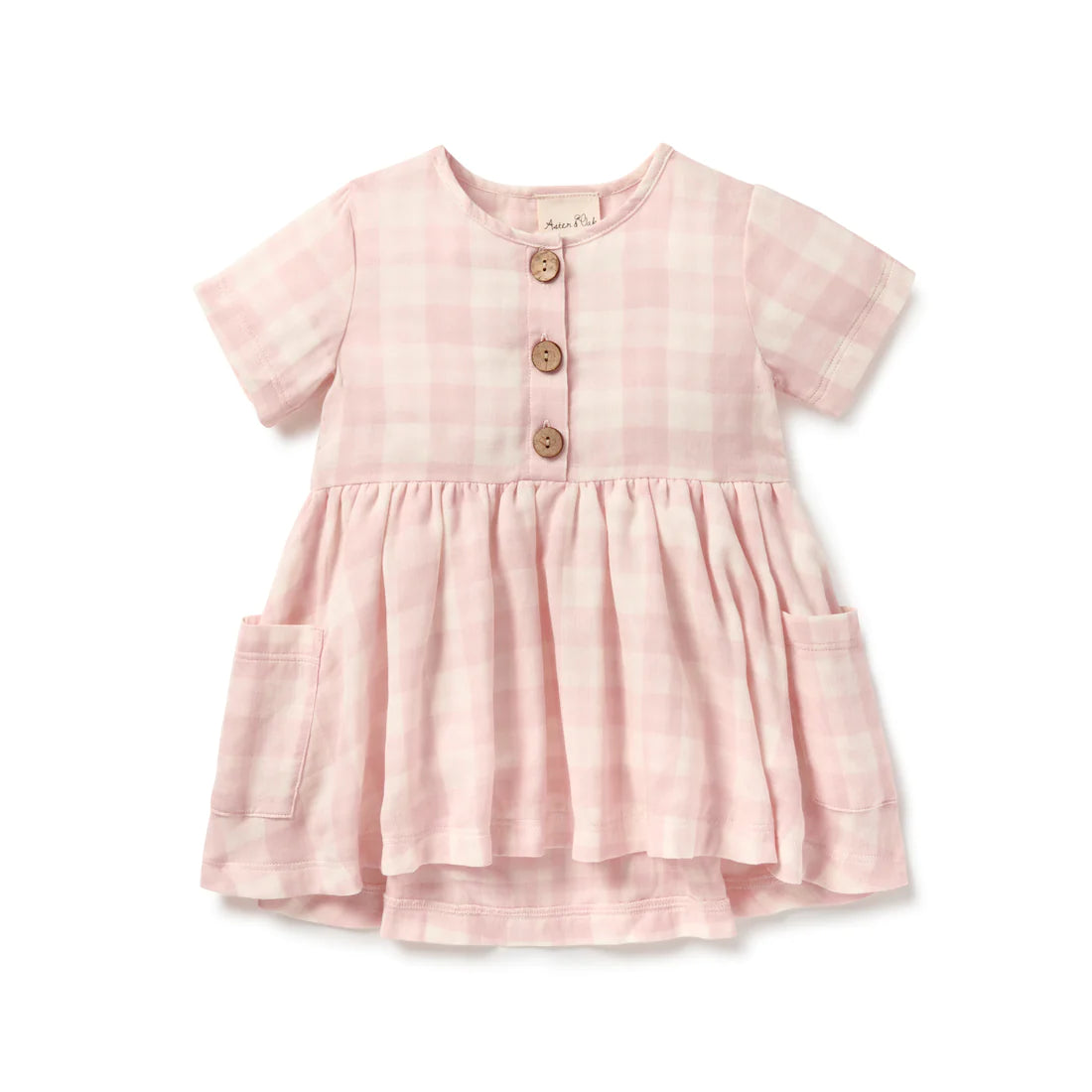 Aster & Oak - Pink Gingham Dress