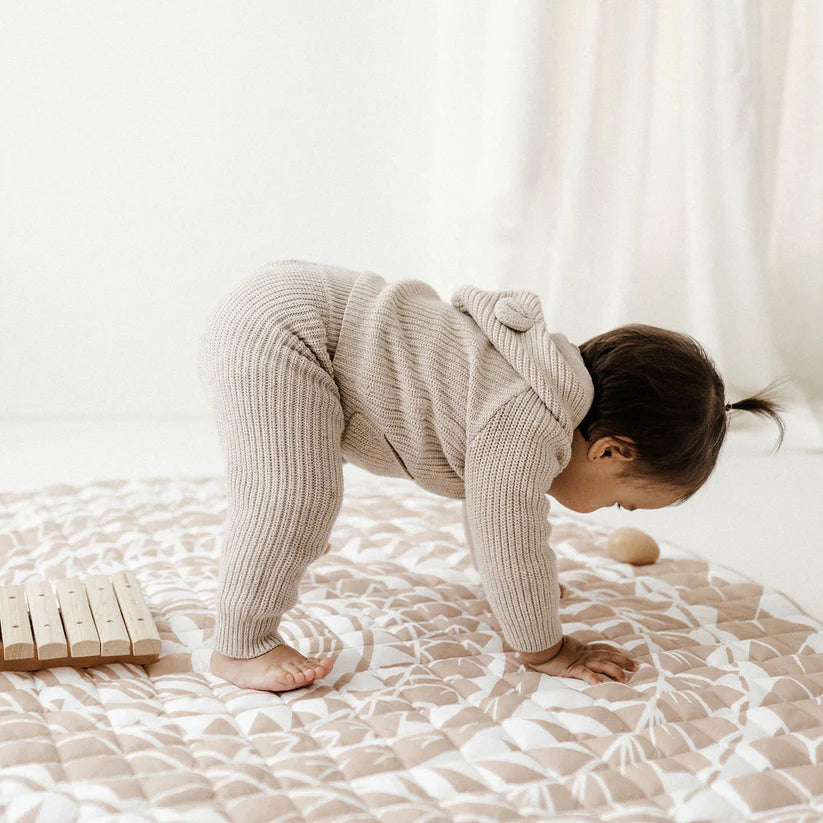 Bo & Ko - Polynesian Inspired Playmat - Tan