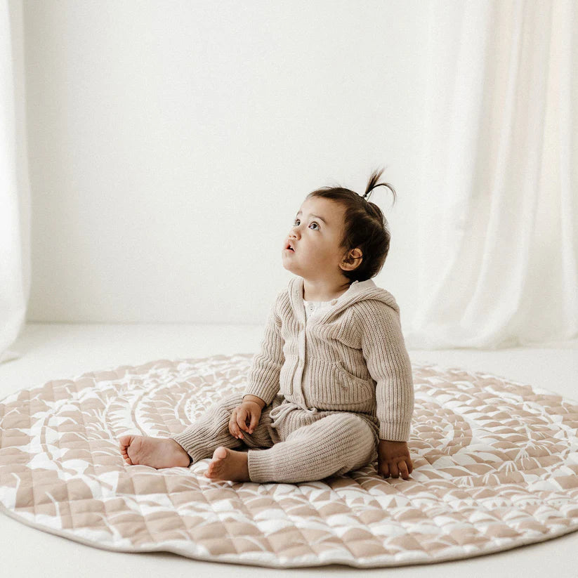 Bo & Ko - Polynesian Inspired Playmat - Tan