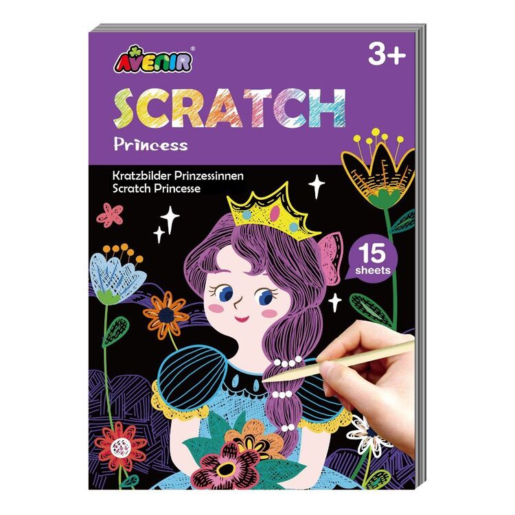 Avenir Scratch Book - Princess