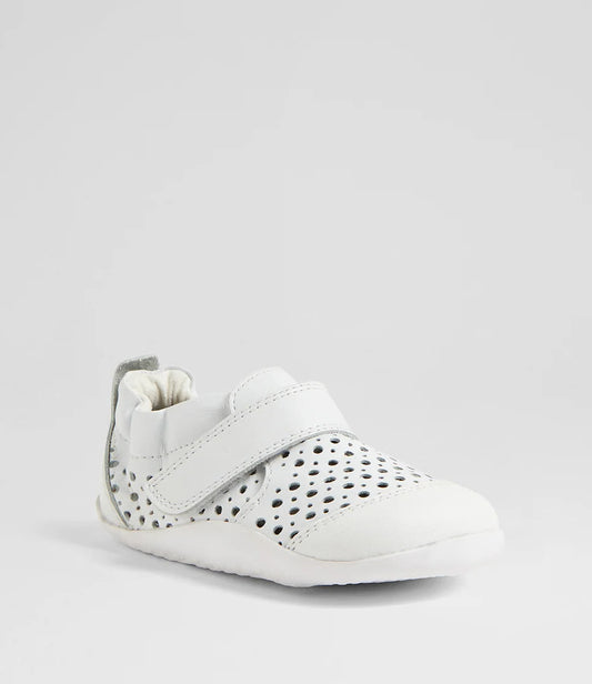Bobux Xplorer Go Punch Leather Shoes - White