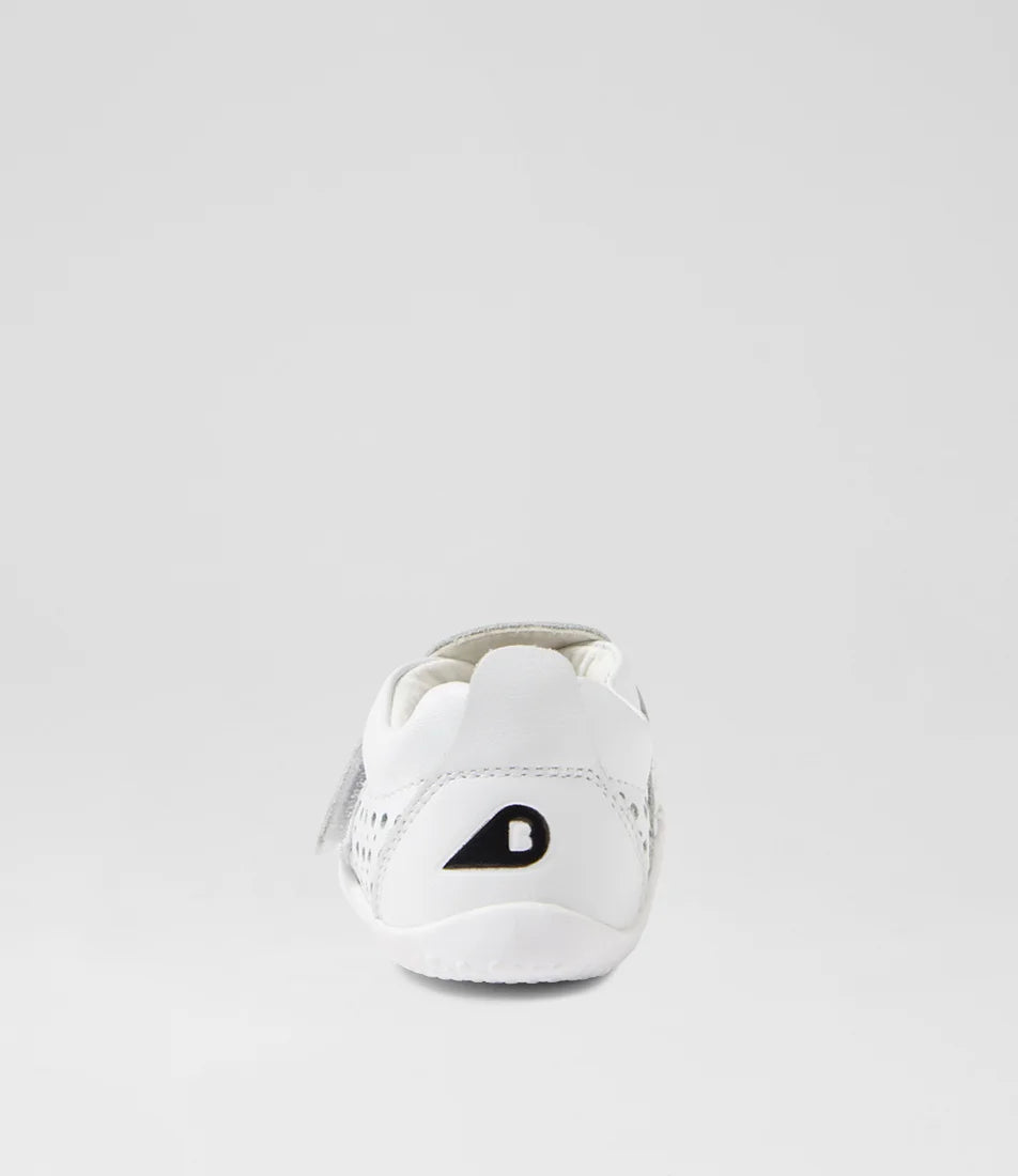 Bobux Xplorer Go Punch Leather Shoes - White