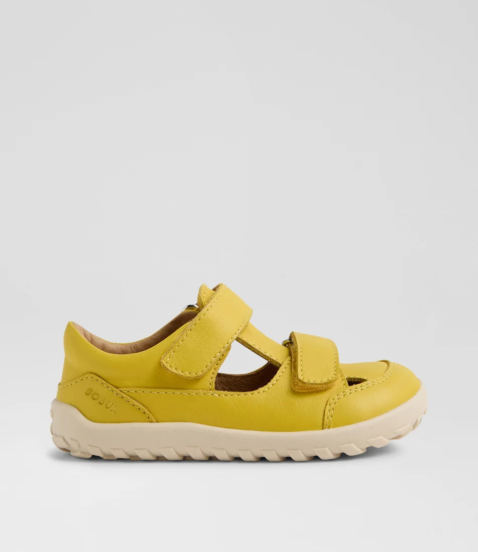 Bobux I Walk Troop Leather Toddler Sandal - Mango Mint