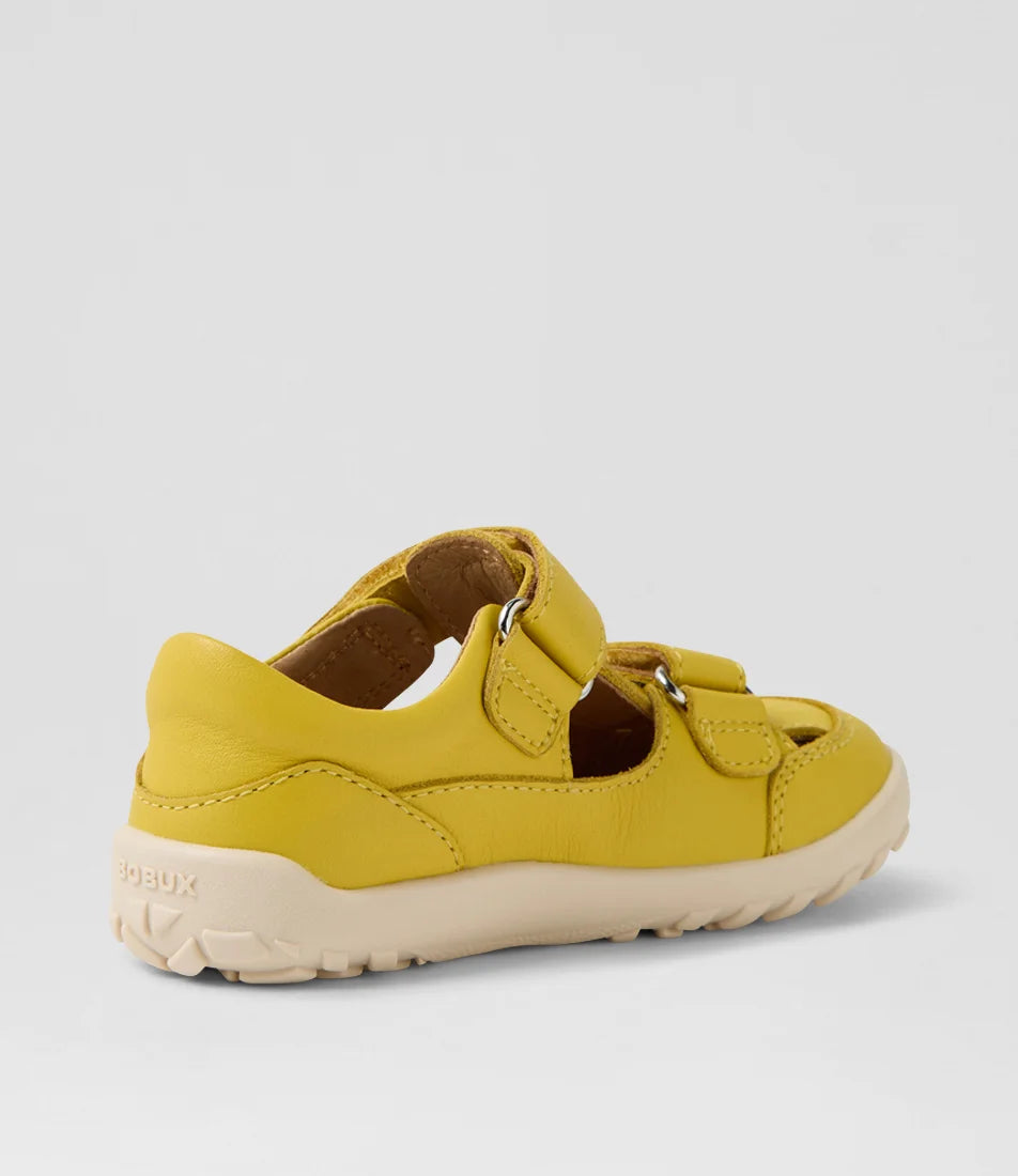 Bobux I Walk Troop Leather Toddler Sandal - Mango Mint